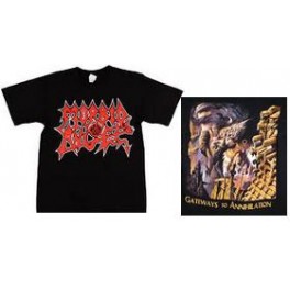 MORBID ANGEL - Red Logo / Gateways To Annihilation - TS MORBID ANGEL - Red Logo / Gateways To Annihilation - TS