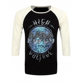AC/DC - High Voltage '75 Tour - LS Raglan AC/DC - High Voltage '75 Tour - LS Raglan
