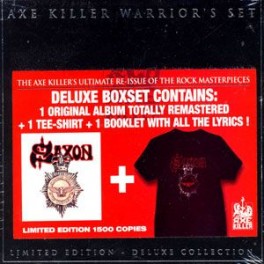 SAXON - Axe Killer Warrior's Set - BOX CD + TS SAXON - Axe Killer Warrior's Set - BOX CD + TS
