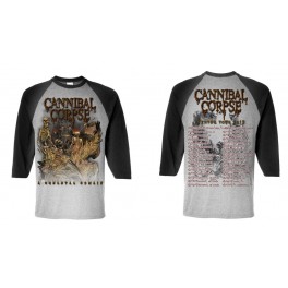 CANNIBAL CORPSE - A Skeletal Domain Winter Tour 2015 - LS Raglan CANNIBAL CORPSE - A Skeletal Domain Winter Tour 2015 - LS Raglan