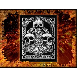 Patch AMON AMARTH - Three Skulls
