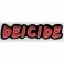 Patch DEICIDE - Red Logo Découpé