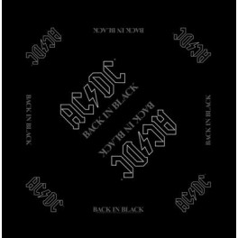 AC/DC - Back in Black - Bandana AC/DC - Back in Black - Bandana