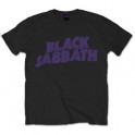 BLACK SABBATH - Wavy Logo - TS