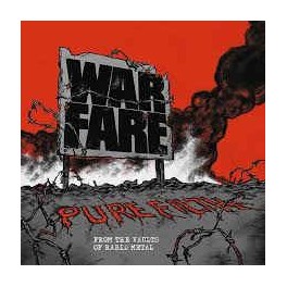 WARFARE - Pure Filth : From The Vaults Of Rabid Metal - Red LP 