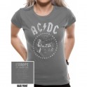 AC/DC - For Those About To Rock 1981 - Grey GIRLY TS 