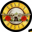 GUNS N' ROSES - Bullet Logo - Dossard Rond