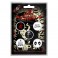 BADGES - ALICE COOPER "eyes"  - lot de 5