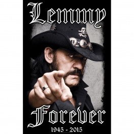 LEMMY - Forever 1945-2015 - Textile Poster