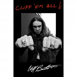 METALLICA - Cliff 'Em All - Textile Poster