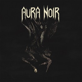 AURA NOIR - Aura Noire - LP White with black & red speckles 