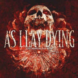 AS I LAY DYING - The Powerless Rise - LP Rouge/Blanc Marbré 