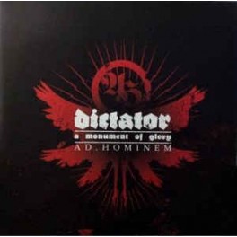 AD HOMINEM - Dictator - A Monument Of Glory - LP Red Clear Marble Gatefold AD HOMINEM - Dictator - A Monument Of Glory - LP Red Clear Marble Gatefold