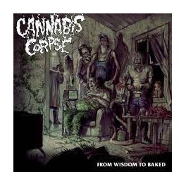 CANNABIS CORPSE - From Wisdom To Baked - LP Blanc