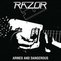 RAZOR - Armed And Dangerous - LP Red Black Marbled