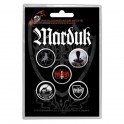 BADGES - MARDUK - lot de 5