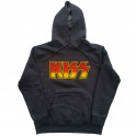 KISS - Classic Logo - Grey Hood