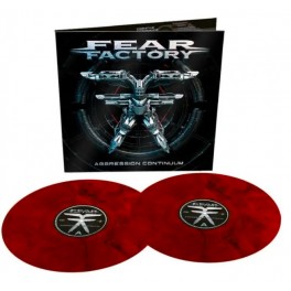FEAR FACTORY - Aggression Continuum - 2-LP Red/Black Marbled Gatefold