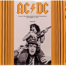 AC/DC - Live At Old Waldorf In San Francisco September 3rd, 1977 - LP Rouge
