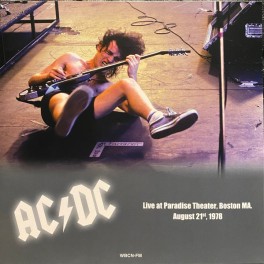 AC/DC - Live at Paradise Theater, Boston MA. August 21st, 1978 - LP Transparent Bleu