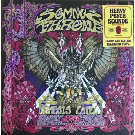 SOMNUS THRONE - Nemesis Lately - LP Yellow Transparent Neon Pink Black Splatter