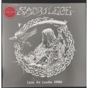 SACRILEGE - Live At Leeds 1986 - LP Clear/Black Splatter Gatefold