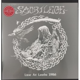 SACRILEGE - Live At Leeds 1986 - LP Clear/Black Splatter Gatefold