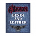 Patch SAXON - Denim And Leather
