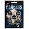 BUTTON BADGE - CARCASS - 5 Pack