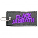 PORTE-CL&Eacute; - BLACK SABBATH - Wavy Logo Woven Patch