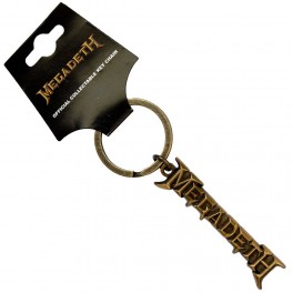 KEYRING - MEGADETH - Gold Logo