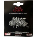 ALICE COOPER - Dripping Logo Silver - Metal Pin