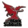 BLACK SABBATH - Logo & Daemon - Metal Pin