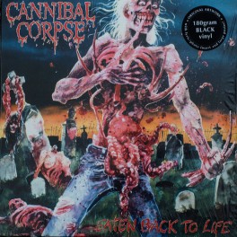 CANNIBAL CORPSE - Eaten Back To Life - Black LP CANNIBAL CORPSE - Eaten Back To Life - Black LP