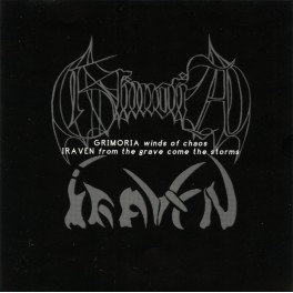 GRIMORIA / IRAVEN - Winds Of Chaos / From The Grave Come The Storms - Split CD GRIMORIA / IRAVEN - Winds Of Chaos / From The Grave Come The Storms - Split CD
