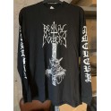BESTIAL MOCKERY - Inversed Skulls Cross - LS